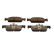 Brake pad set, disc brake QP6205C Quaro
