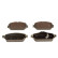 Brake pad set, disc brake QP6233 Quaro