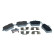 Brake pad set, disc brake QP6242 Quaro