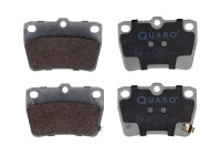 Brake pad set, disc brake QP6243 Quaro
