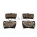 Brake pad set, disc brake QP6243C Quaro