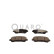 Brake pad set, disc brake QP6257C Quaro