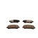 Brake pad set, disc brake QP6257C Quaro