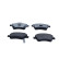 Brake pad set, disc brake QP6269C Quaro, Thumbnail 2