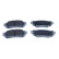 Brake pad set, disc brake QP6279 Quaro