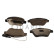 Brake pad set, disc brake QP6350C Quaro