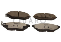 Brake pad set, disc brake QP6387C Quaro
