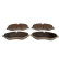 Brake pad set, disc brake QP6459 Quaro