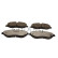 Brake pad set, disc brake QP6459C Quaro