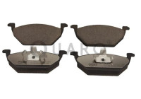 Brake pad set, disc brake QP6531C Quaro