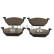 Brake pad set, disc brake QP6531C Quaro