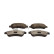 Brake pad set, disc brake QP6563C Quaro