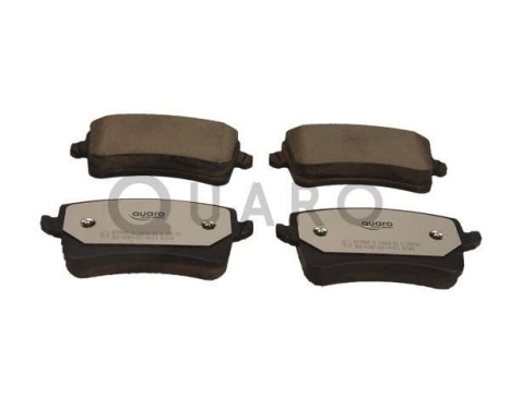 Brake pad set, disc brake QP6566C Quaro