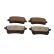 Brake pad set, disc brake QP6566C Quaro
