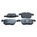 Brake pad set, disc brake QP6572C Quaro