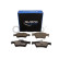 Brake pad set, disc brake QP6575C Quaro