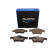 Brake pad set, disc brake QP6575C Quaro