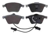 Brake pad set, disc brake QP6587 Quaro