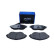 Brake pad set, disc brake QP6623C Quaro