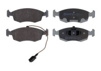 Brake pad set, disc brake QP6638 Quaro