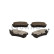 Brake pad set, disc brake QP6655C Quaro