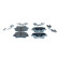 Brake pad set, disc brake QP6673 Quaro