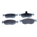 Brake pad set, disc brake QP6675 Quaro
