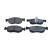 Brake pad set, disc brake QP6675C Quaro