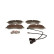 Brake pad set, disc brake QP6685 Quaro