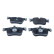 Brake pad set, disc brake QP6763 Quaro