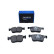 Brake pad set, disc brake QP6763C Quaro