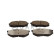 Brake pad set, disc brake QP6784C Quaro