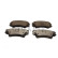 Brake pad set, disc brake QP6789C Quaro