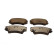Brake pad set, disc brake QP6789C Quaro