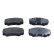 Brake pad set, disc brake QP6795C Quaro