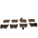 Brake pad set, disc brake QP6798 Quaro
