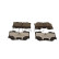 Brake pad set, disc brake QP6881C Quaro