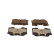 Brake pad set, disc brake QP6881C Quaro