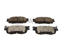 Brake pad set, disc brake QP6884C Quaro