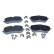 Brake pad set, disc brake QP6923 Quaro