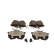 Brake pad set, disc brake QP6972C Quaro