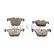 Brake pad set, disc brake QP7006C Quaro