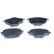 Brake pad set, disc brake QP7024 Quaro