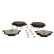 Brake pad set, disc brake QP7024C Quaro