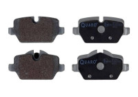Brake pad set, disc brake QP7090 Quaro
