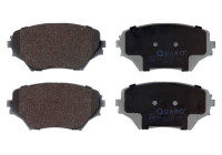 Brake pad set, disc brake QP7092 Quaro