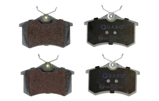 Brake pad set, disc brake QP7107 Quaro