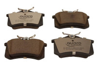 Brake pad set, disc brake QP7107C Quaro