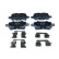 Brake pad set, disc brake QP7111 Quaro