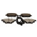 Brake pad set, disc brake QP7135C Quaro